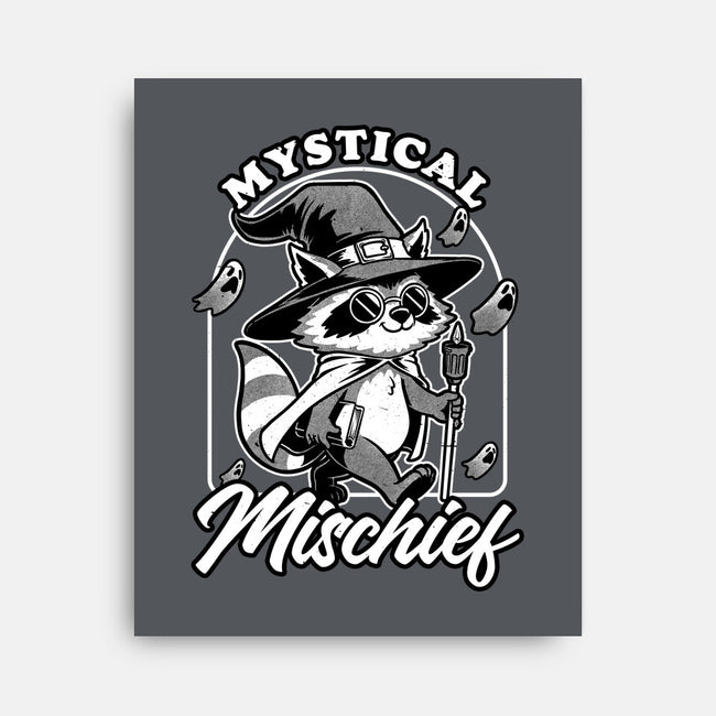 Wizard Magical Raccoon-None-Stretched-Canvas-Studio Mootant