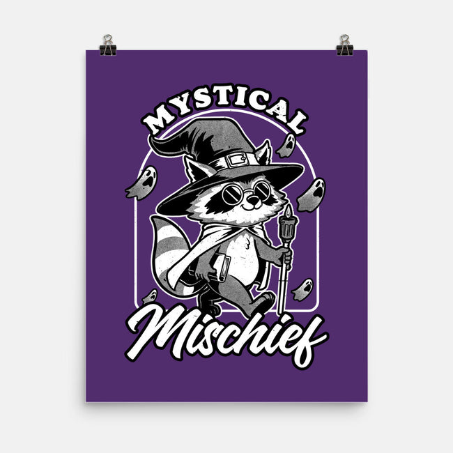 Wizard Magical Raccoon-None-Matte-Poster-Studio Mootant