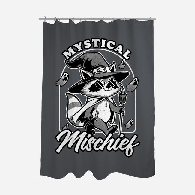 Wizard Magical Raccoon-None-Polyester-Shower Curtain-Studio Mootant