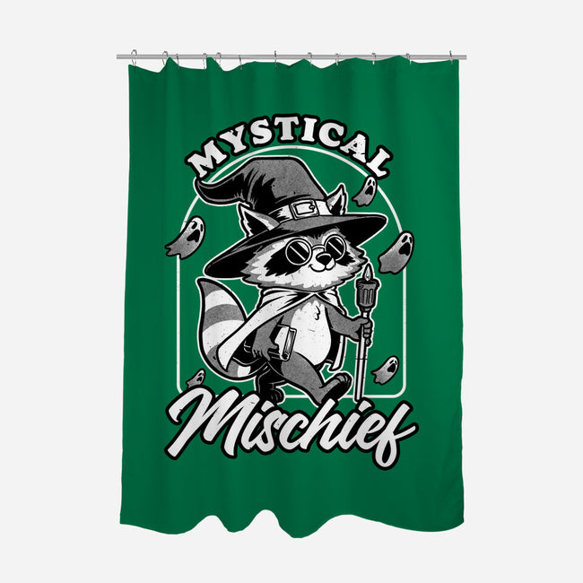 Wizard Magical Raccoon-None-Polyester-Shower Curtain-Studio Mootant