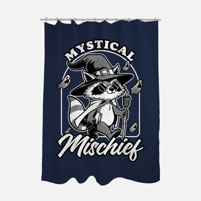 Wizard Magical Raccoon-None-Polyester-Shower Curtain-Studio Mootant