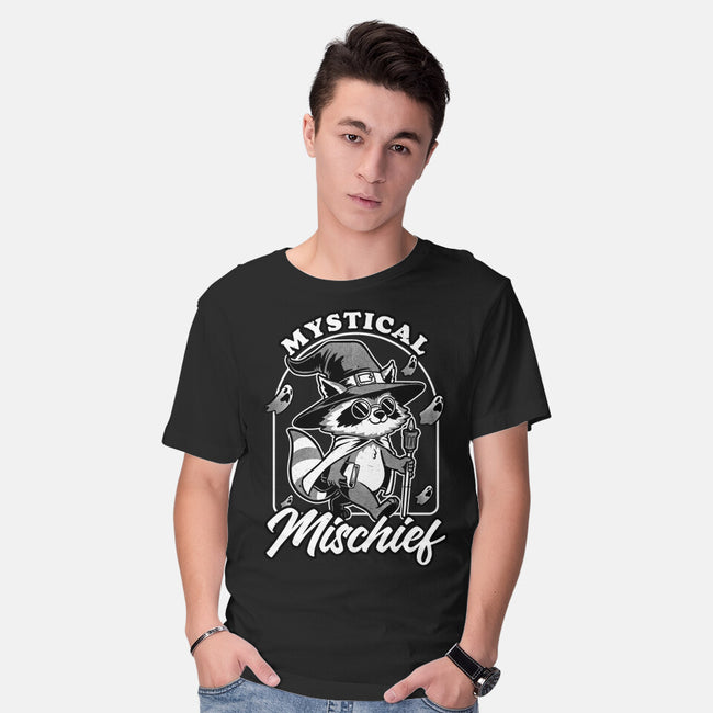 Wizard Magical Raccoon-Mens-Basic-Tee-Studio Mootant