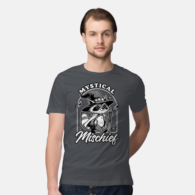 Wizard Magical Raccoon-Mens-Premium-Tee-Studio Mootant