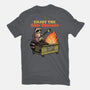 Raccoon Dumpster Fire-Womens-Fitted-Tee-Studio Mootant
