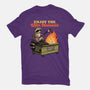 Raccoon Dumpster Fire-Womens-Fitted-Tee-Studio Mootant