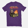 Raccoon Dumpster Fire-Mens-Basic-Tee-Studio Mootant