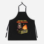 Raccoon Dumpster Fire-Unisex-Kitchen-Apron-Studio Mootant