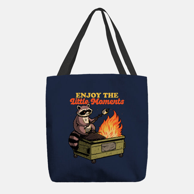 Raccoon Dumpster Fire-None-Basic Tote-Bag-Studio Mootant