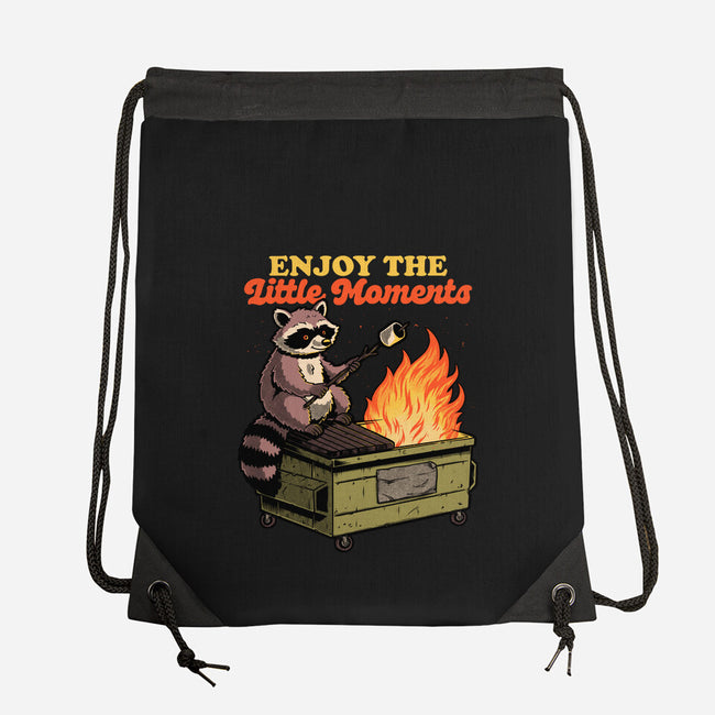 Raccoon Dumpster Fire-None-Drawstring-Bag-Studio Mootant