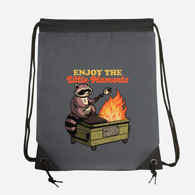 Raccoon Dumpster Fire-None-Drawstring-Bag-Studio Mootant