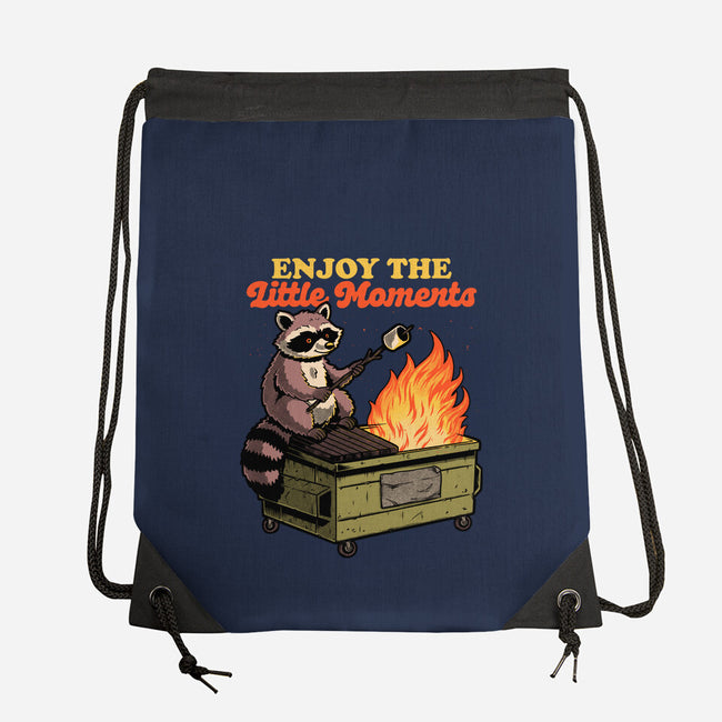 Raccoon Dumpster Fire-None-Drawstring-Bag-Studio Mootant