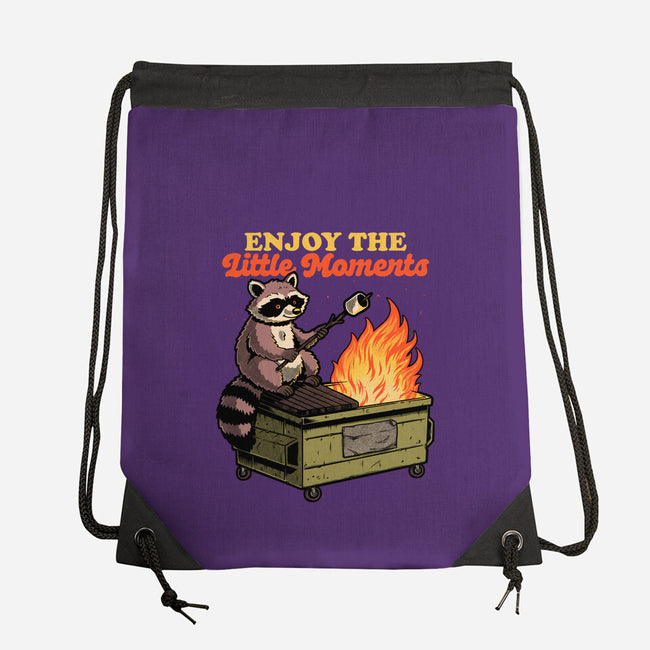 Raccoon Dumpster Fire-None-Drawstring-Bag-Studio Mootant