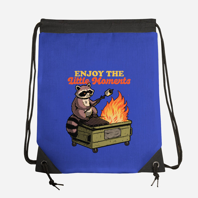 Raccoon Dumpster Fire-None-Drawstring-Bag-Studio Mootant
