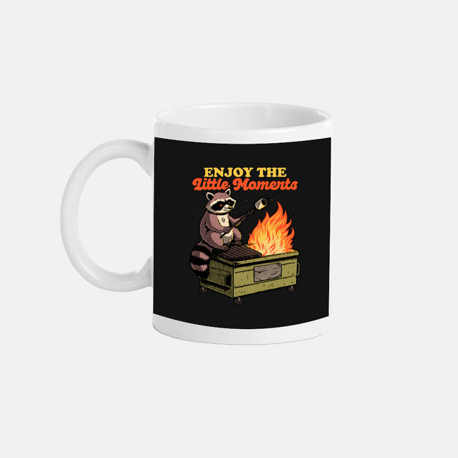 Raccoon Dumpster Fire-None-Mug-Drinkware-Studio Mootant