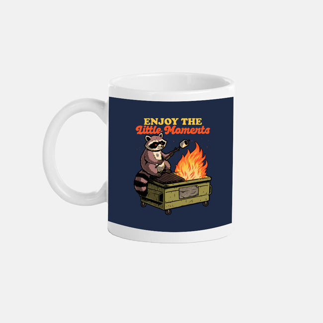 Raccoon Dumpster Fire-None-Mug-Drinkware-Studio Mootant