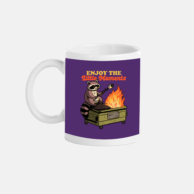 Raccoon Dumpster Fire-None-Mug-Drinkware-Studio Mootant