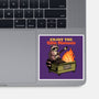 Raccoon Dumpster Fire-None-Glossy-Sticker-Studio Mootant