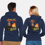 Raccoon Dumpster Fire-Unisex-Zip-Up-Sweatshirt-Studio Mootant