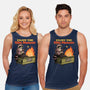 Raccoon Dumpster Fire-Unisex-Basic-Tank-Studio Mootant