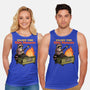 Raccoon Dumpster Fire-Unisex-Basic-Tank-Studio Mootant