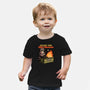 Raccoon Dumpster Fire-Baby-Basic-Tee-Studio Mootant