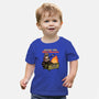 Raccoon Dumpster Fire-Baby-Basic-Tee-Studio Mootant