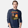 Raccoon Dumpster Fire-Mens-Long Sleeved-Tee-Studio Mootant