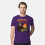 Raccoon Dumpster Fire-Mens-Premium-Tee-Studio Mootant