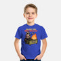 Raccoon Dumpster Fire-Youth-Basic-Tee-Studio Mootant