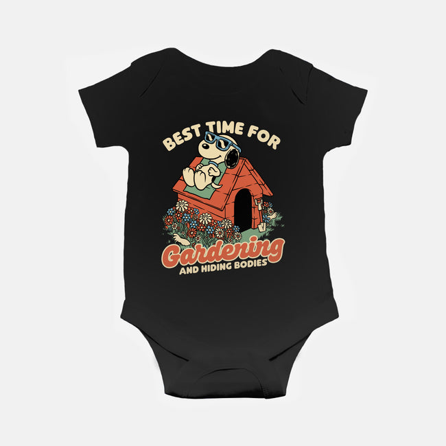 Beagle Body Garden-Baby-Basic-Onesie-Studio Mootant