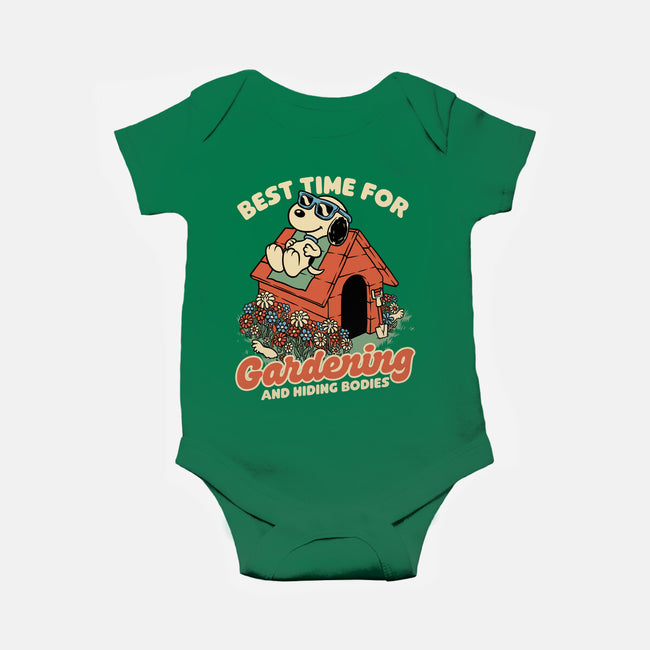 Beagle Body Garden-Baby-Basic-Onesie-Studio Mootant