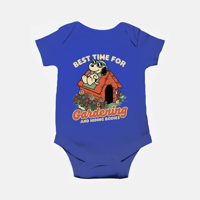 Beagle Body Garden-Baby-Basic-Onesie-Studio Mootant