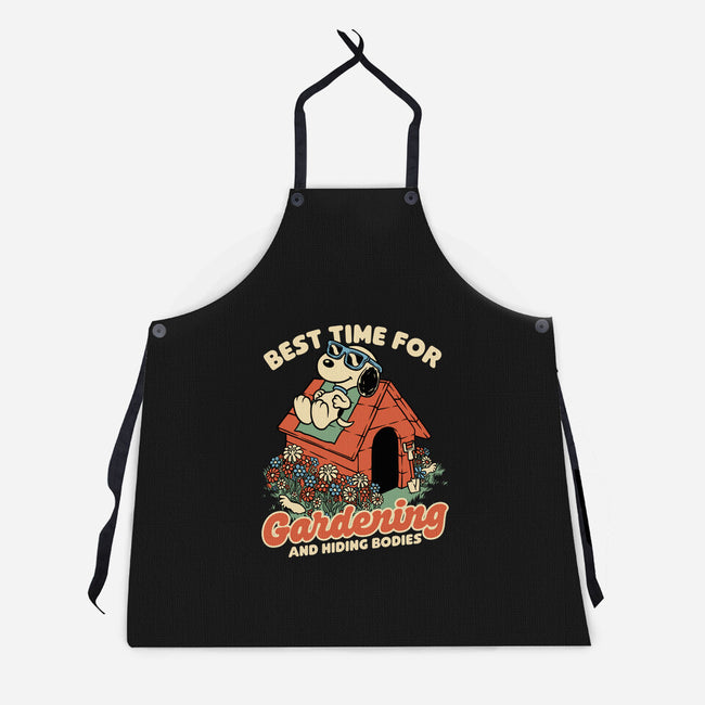 Beagle Body Garden-Unisex-Kitchen-Apron-Studio Mootant