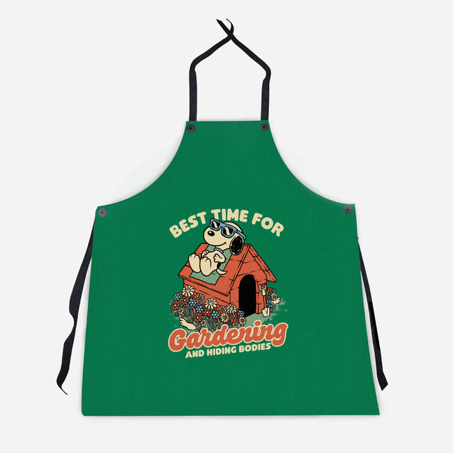 Beagle Body Garden-Unisex-Kitchen-Apron-Studio Mootant