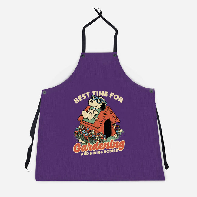Beagle Body Garden-Unisex-Kitchen-Apron-Studio Mootant