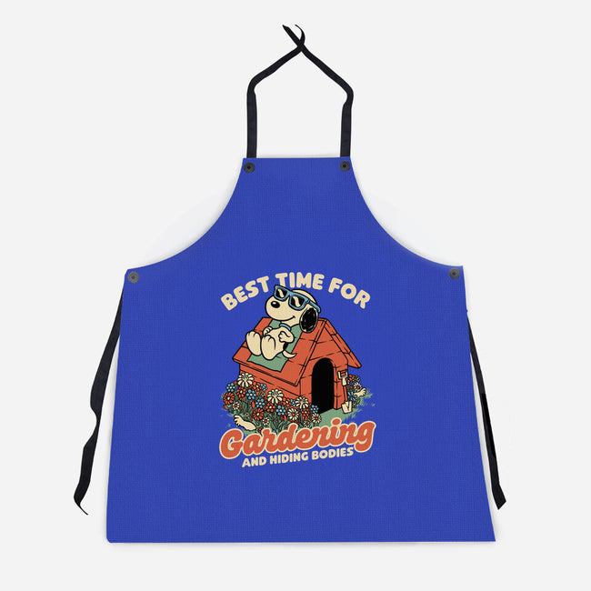 Beagle Body Garden-Unisex-Kitchen-Apron-Studio Mootant