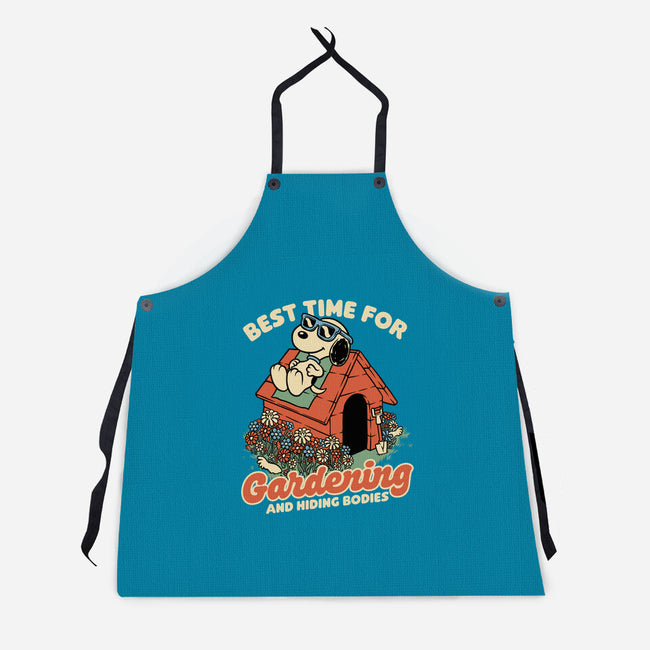 Beagle Body Garden-Unisex-Kitchen-Apron-Studio Mootant
