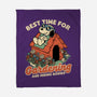Beagle Body Garden-None-Fleece-Blanket-Studio Mootant