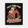 Beagle Body Garden-None-Stretched-Canvas-Studio Mootant