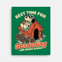 Beagle Body Garden-None-Stretched-Canvas-Studio Mootant