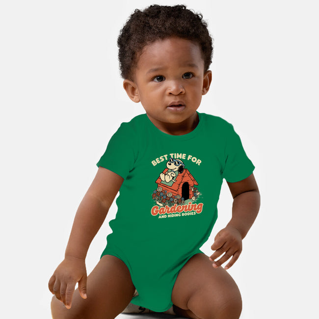 Beagle Body Garden-Baby-Basic-Onesie-Studio Mootant