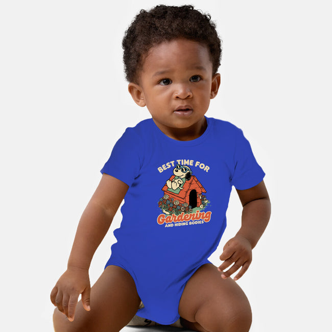 Beagle Body Garden-Baby-Basic-Onesie-Studio Mootant