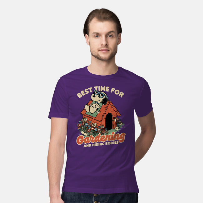 Beagle Body Garden-Mens-Premium-Tee-Studio Mootant