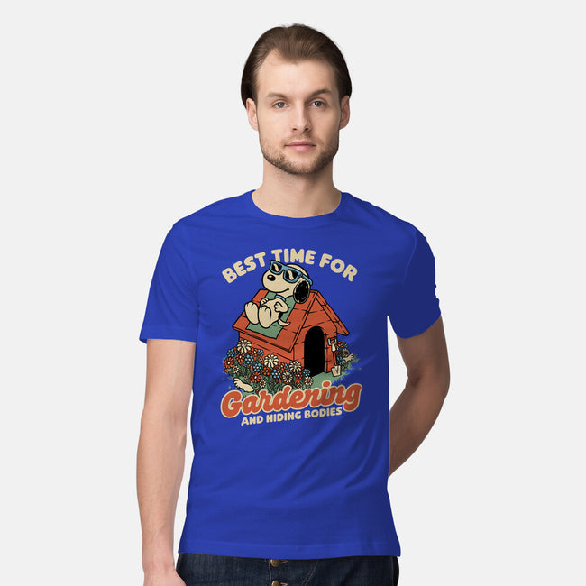Beagle Body Garden-Mens-Premium-Tee-Studio Mootant