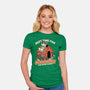 Beagle Body Garden-Womens-Fitted-Tee-Studio Mootant