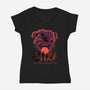 We Have To Endure And Survive-Womens-V-Neck-Tee-rmatix