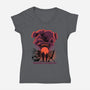 We Have To Endure And Survive-Womens-V-Neck-Tee-rmatix