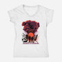 We Have To Endure And Survive-Womens-V-Neck-Tee-rmatix