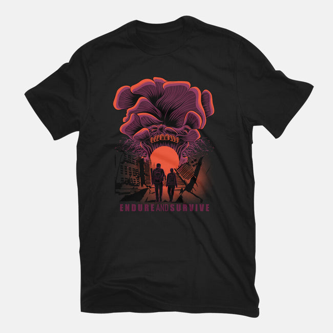 We Have To Endure And Survive-Womens-Fitted-Tee-rmatix