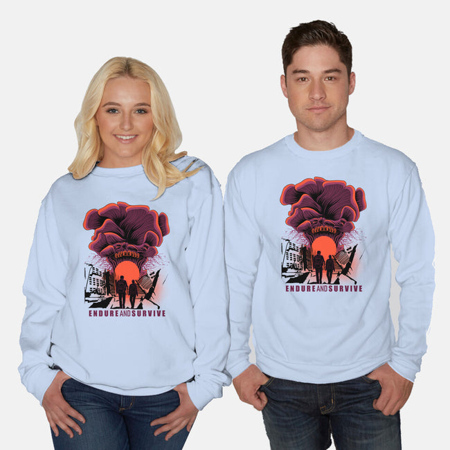 We Have To Endure And Survive-Unisex-Crew Neck-Sweatshirt-rmatix